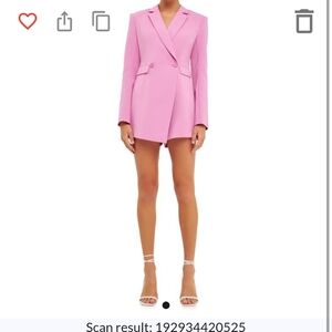 Endless Rose Lilac Long Sleeve Romper